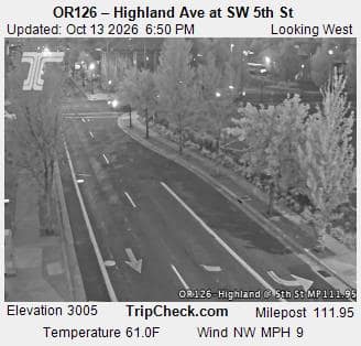 OR126 – Highland Ave at SW 5th St