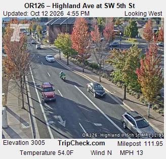 OR126 – Highland Ave at SW 5th St