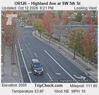 OR126 – Highland Ave at SW 5th St