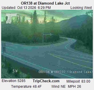 OR138 at Diamond Lake Jct
