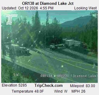 OR138 at Diamond Lake Jct