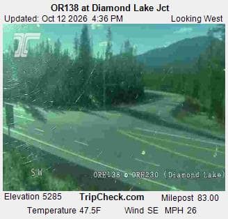 OR138 at Diamond Lake Jct