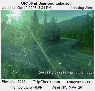 OR138 at Diamond Lake Jct