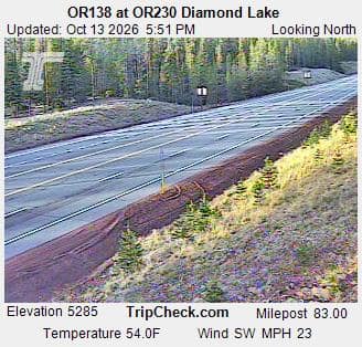 OR138 at OR230 Diamond Lake