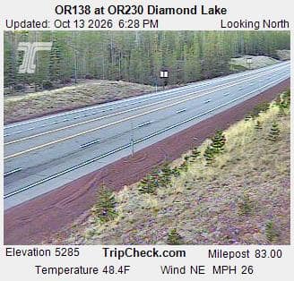 OR138 at OR230 Diamond Lake