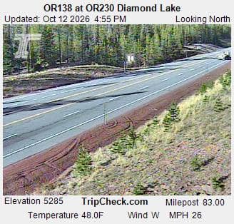 OR138 at OR230 Diamond Lake