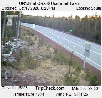 OR138 at OR230 Diamond Lake