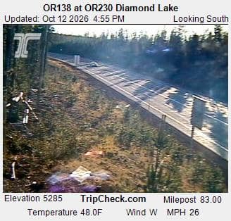 OR138 at OR230 Diamond Lake