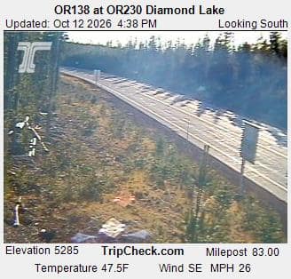 OR138 at OR230 Diamond Lake