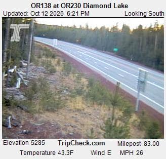 OR138 at OR230 Diamond Lake
