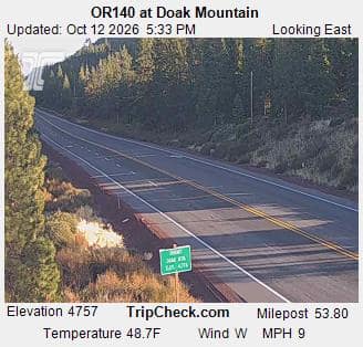OR140 at Doak Mountain