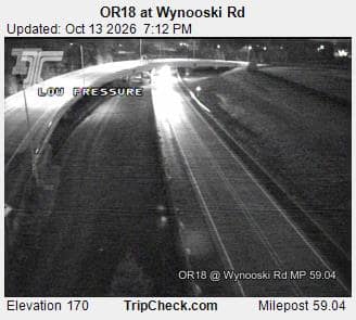 OR18 at Wynooski Rd