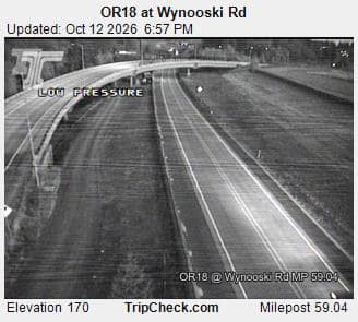 OR18 at Wynooski Rd