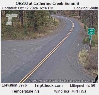 OR203 at Catherine Creek Summit