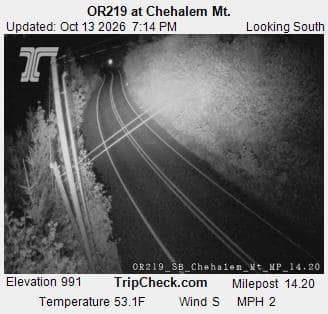 OR219 at Chehalem Mt.