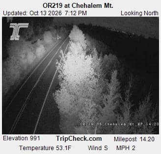 OR219 at Chehalem Mt.