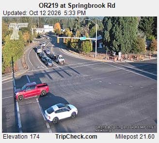 OR219 at Springbrook Rd