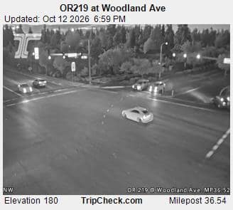 OR219 at Woodland Ave