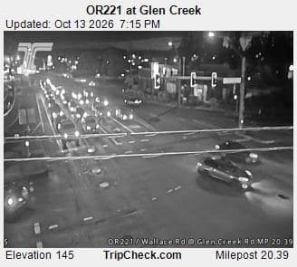 OR221 at Glen Creek