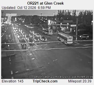 OR221 at Glen Creek