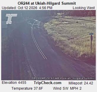 OR244 at Ukiah-Hilgard Summit