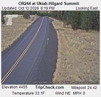 OR244 at Ukiah-Hilgard Summit