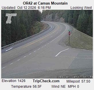 OR42 at Camas Mountain