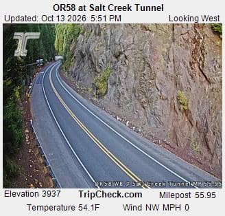 OR58 at Salt Creek Tunnel