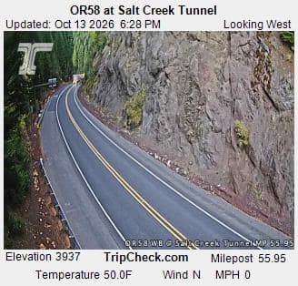 OR58 at Salt Creek Tunnel