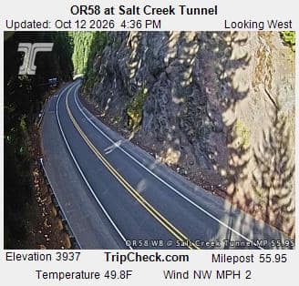 OR58 at Salt Creek Tunnel