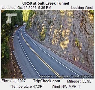 OR58 at Salt Creek Tunnel