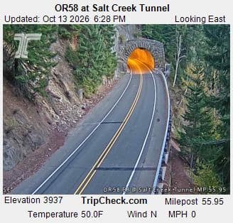 OR58 at Salt Creek Tunnel