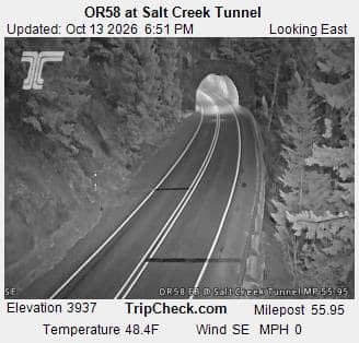 OR58 at Salt Creek Tunnel