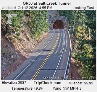 OR58 at Salt Creek Tunnel