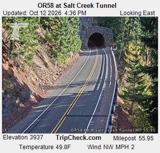 OR58 at Salt Creek Tunnel