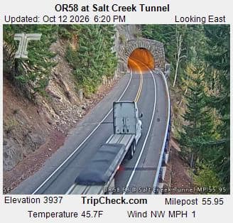 OR58 at Salt Creek Tunnel