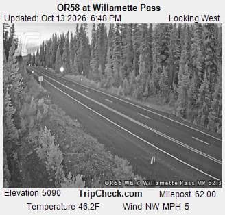 OR58 at Willamette Pass