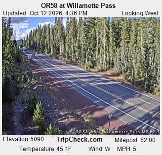 OR58 at Willamette Pass