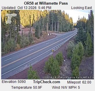 OR58 at Willamette Pass