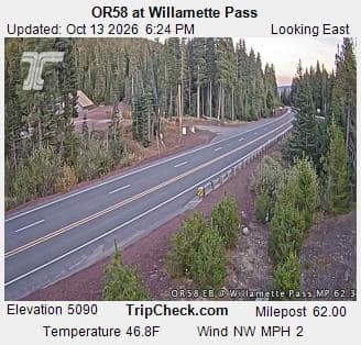 OR58 at Willamette Pass