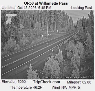 OR58 at Willamette Pass