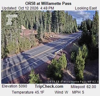 OR58 at Willamette Pass