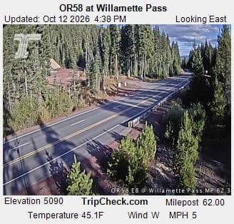 OR58 at Willamette Pass