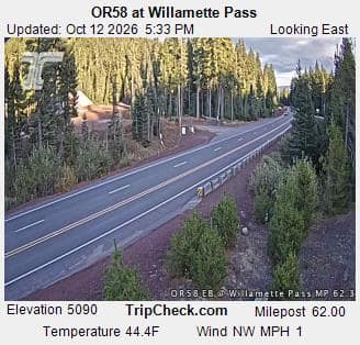 OR58 at Willamette Pass
