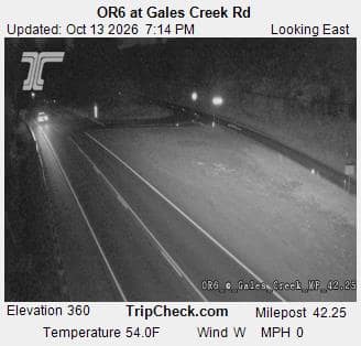 OR6 at Gales Creek Rd