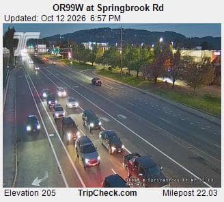 OR99W at Springbrook Rd