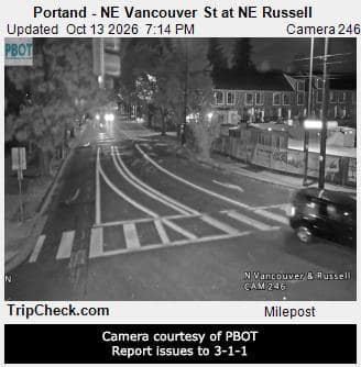 Portand - NE Vancouver St at NE Russell