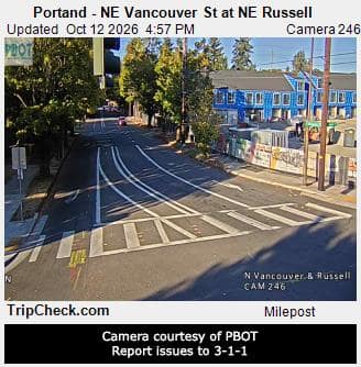 Portand - NE Vancouver St at NE Russell