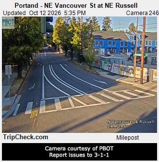Portand - NE Vancouver St at NE Russell