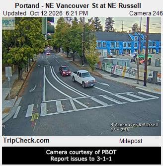Portand - NE Vancouver St at NE Russell
